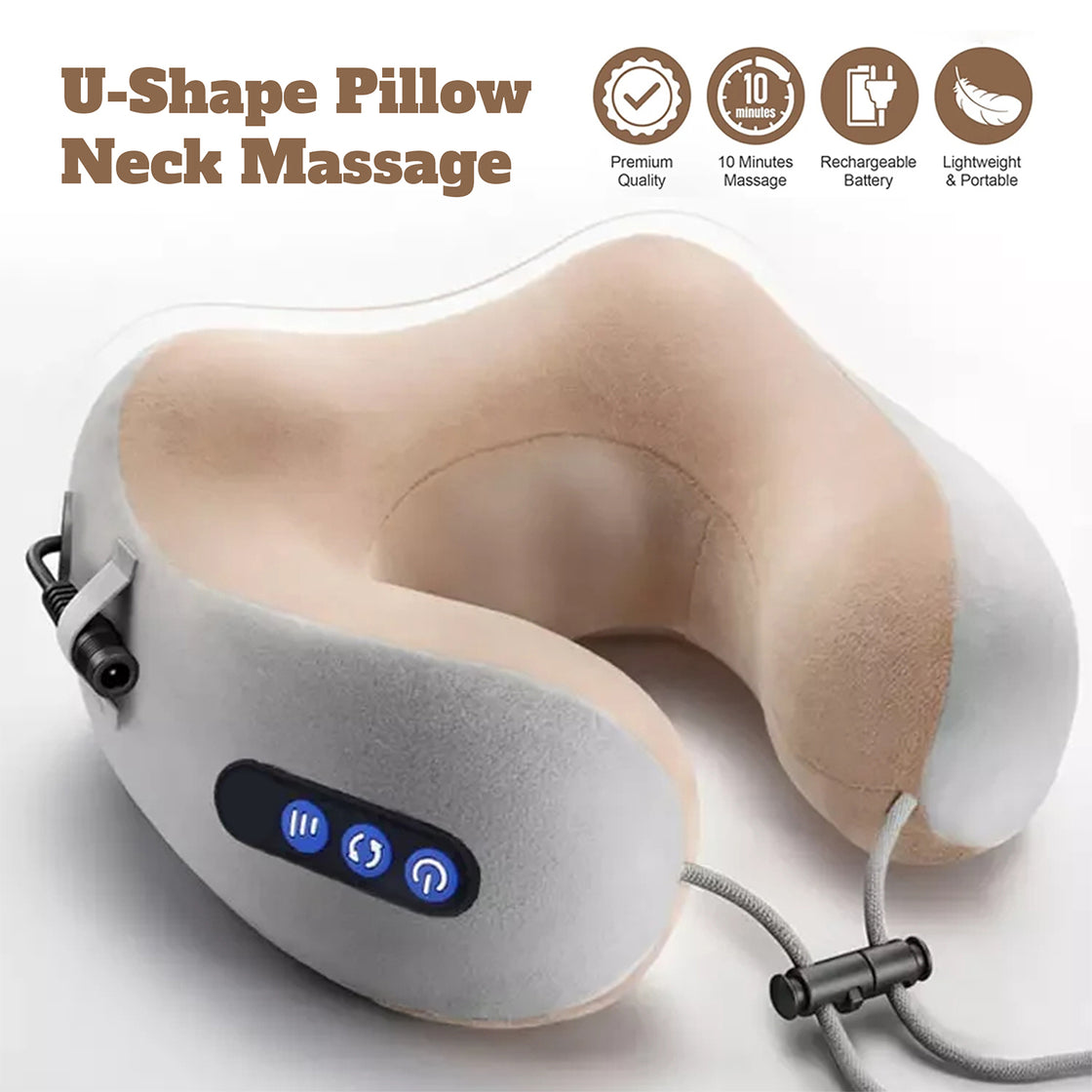 ThruTherapy U-Shaped Pillow Neck Massage MG-U-SHAPE