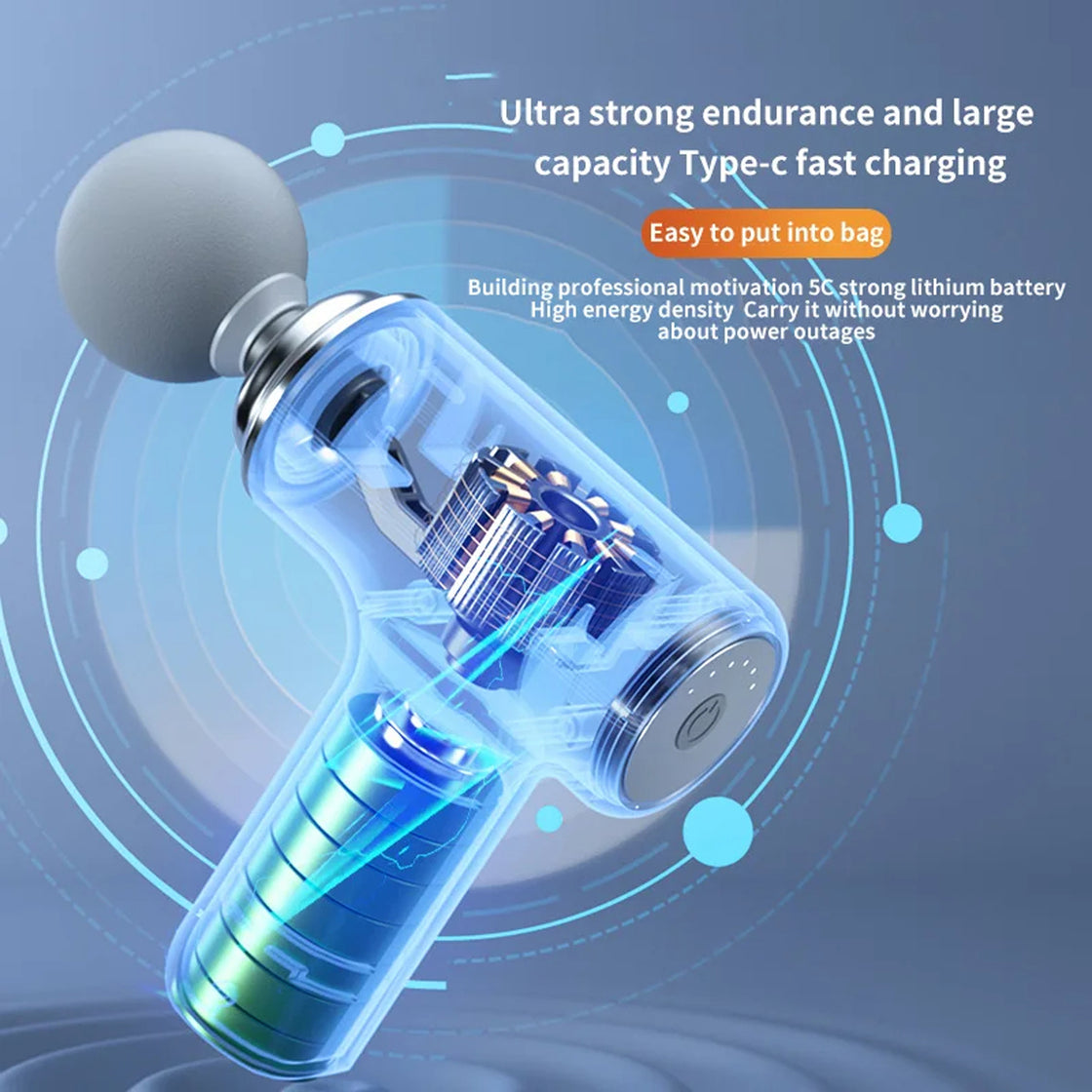 ThruTherapy Intelligent Massage Fascia Gun MG-203