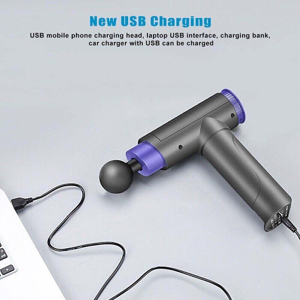 ThruTherapy Percussion Massage Gun LED Display MG-5323-A