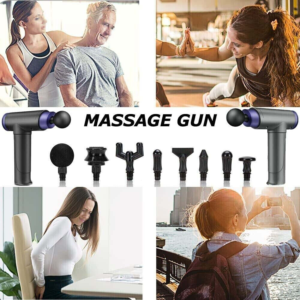 ThruTherapy Percussion Massage Gun LED Display MG-5323-A